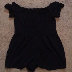 Plus, Size 2X: Off-The-Shoulder Romper